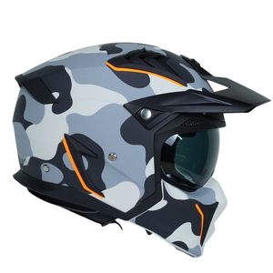 کلاه کاسکت فک جداشونده راپیدو مدل 890+ gry camo